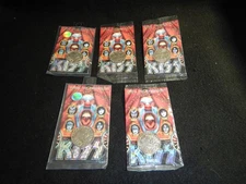 Collectible lot 5 Gene Simmons Kiss Psycho Circus tour trading cards coins 1999