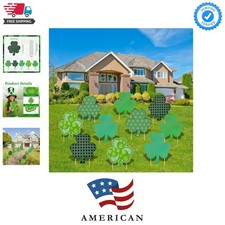 10 Pieces St. Patrick's Day Decorations Outdoor Yard Garden Porch Lawn Sign -...