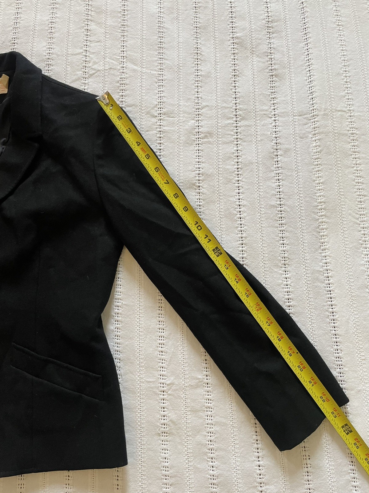 VTG Pendleton Woolmark Black Lined Blazer. Size S… - image 12