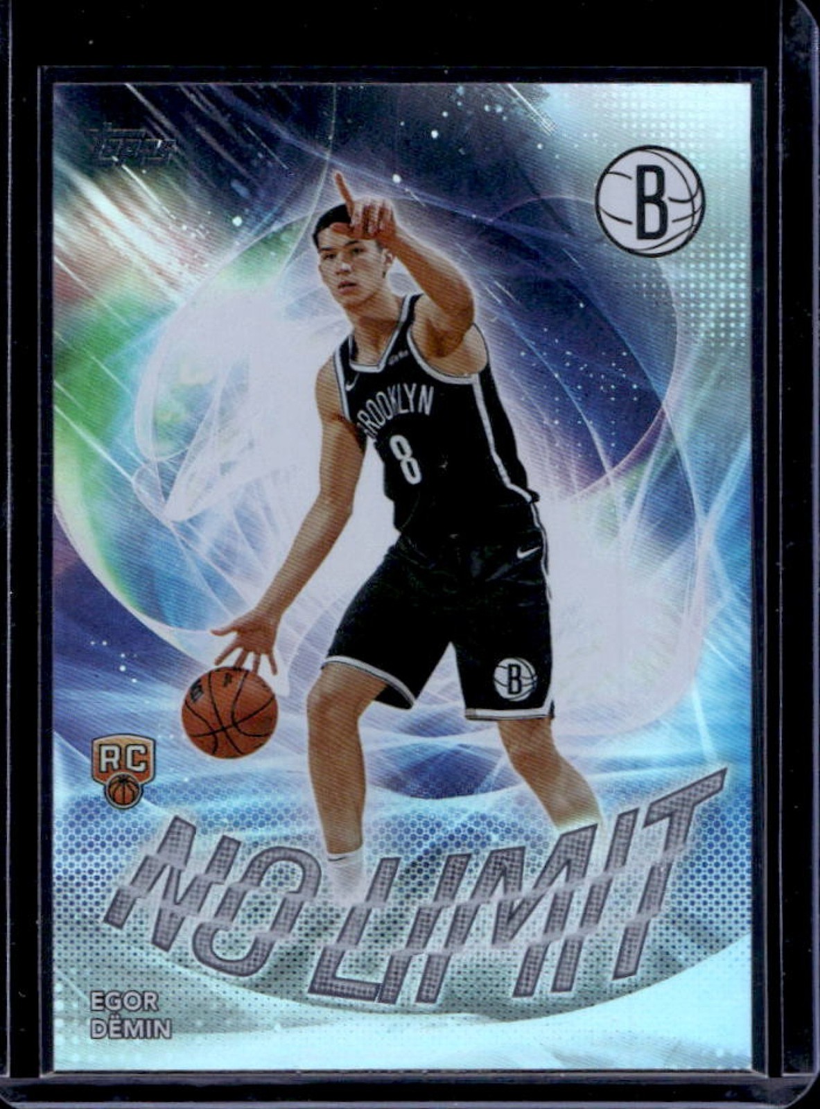 2025-26 Topps Egor Demin No Limit RC Rainbow Foil Rookie #NL-8 Nets