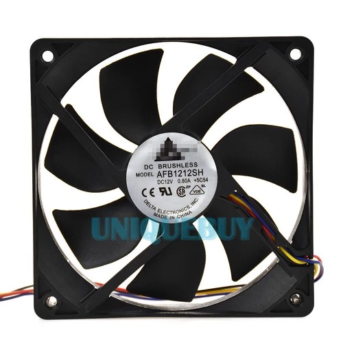 For Delta AFB1212SH 12V 0.8A 120*120*25mm 4-pin pwm speed regulating cooling fan