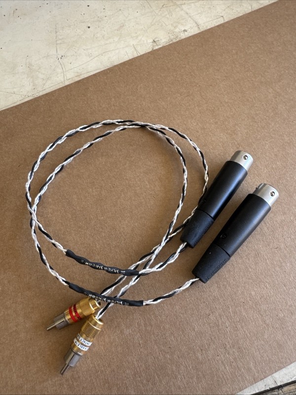 Kimber Kable Silver Streak Ultra Plate Male RCA  to Female XLR .5m Cables (PAIR)