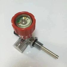 Acecare Carbon Fiber Cylinder Valve Hpa Tank Valve M18*1.5 Filling Air 30Mpa