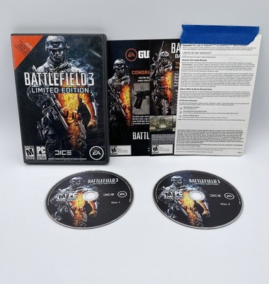 Battlefield 3 Limited Edition PC DVD-ROM - 2 Disc Set - Complete With CD Key