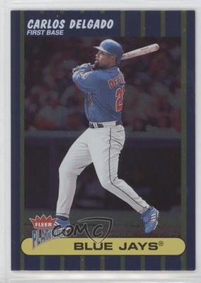 2003 Fleer Platinum Platinum Finish 6/100 Carlos Delgado #38 0f6a