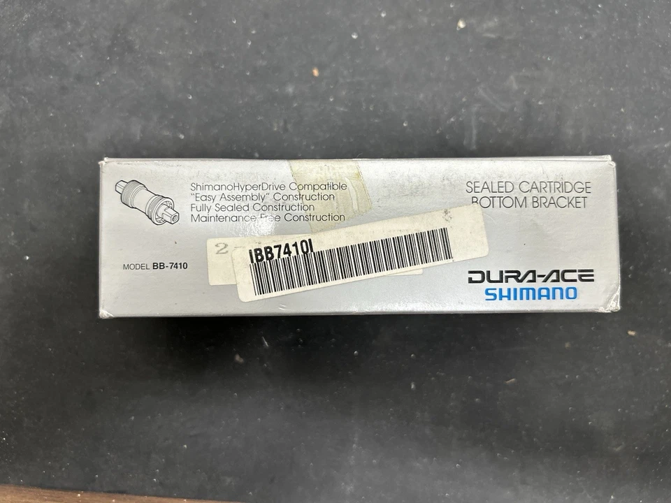 NOS Shimano Vintage Bottom Bracket 7410 36x24T Italian - Image 2 of 4