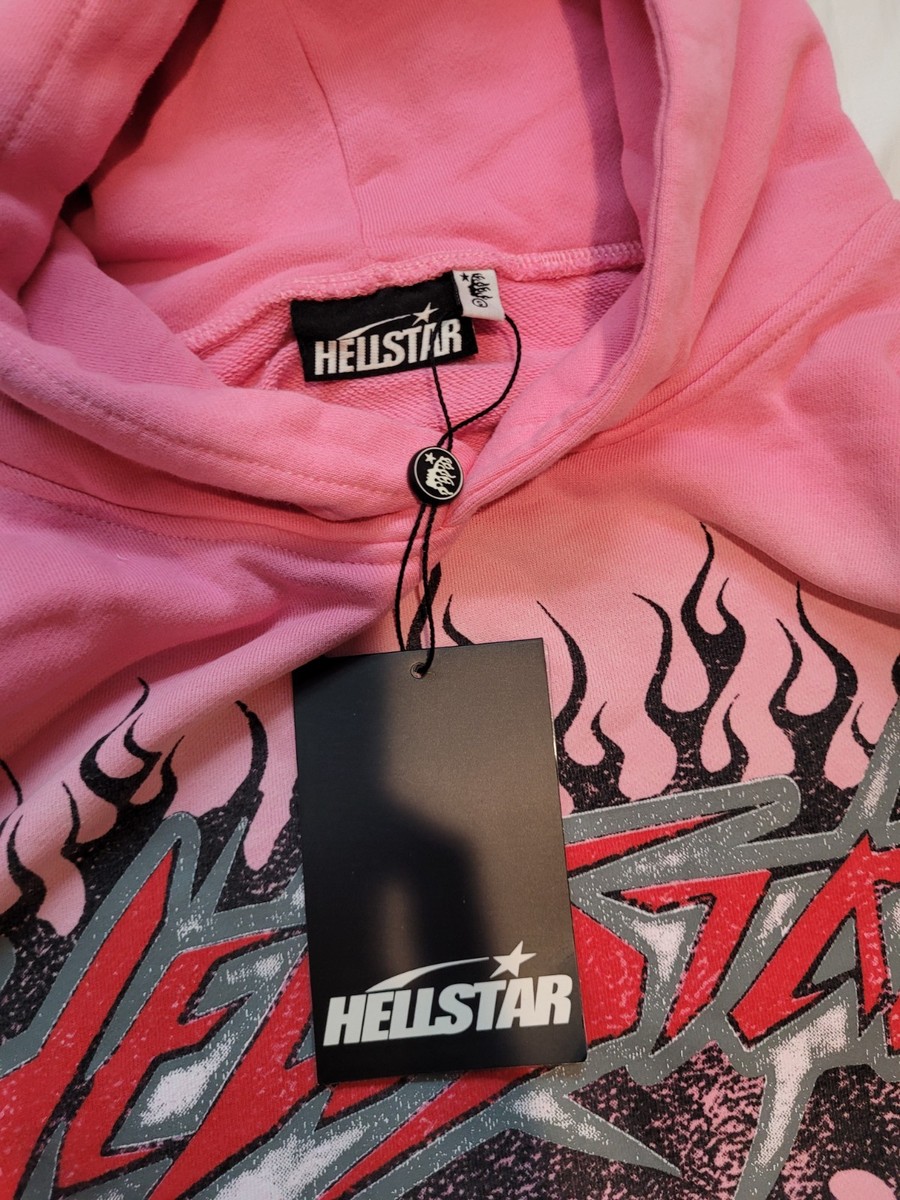 Hellstar Studios Pink Flame Hoodie | eBay