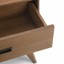 simpli home draper solid hardwood 24 inch wide mid century modern bedside nig...