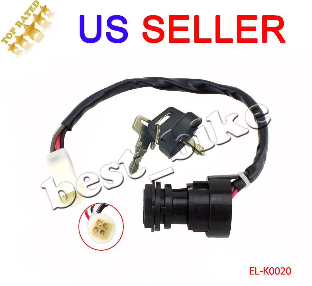 Ignition Key switch YAMAHA Big Bear 350 YFM350 4×4 1990 1991 1992 1993