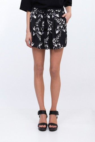 Bird Short Print Skort