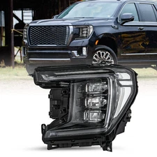 For 2021-2023 GMC Yukon XL Denali | AT4 [FULL LED] Headlight Left Side LH