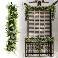 Artificial Vine Garland Plants Trailing Flowers Home Wedding Christmas Decor