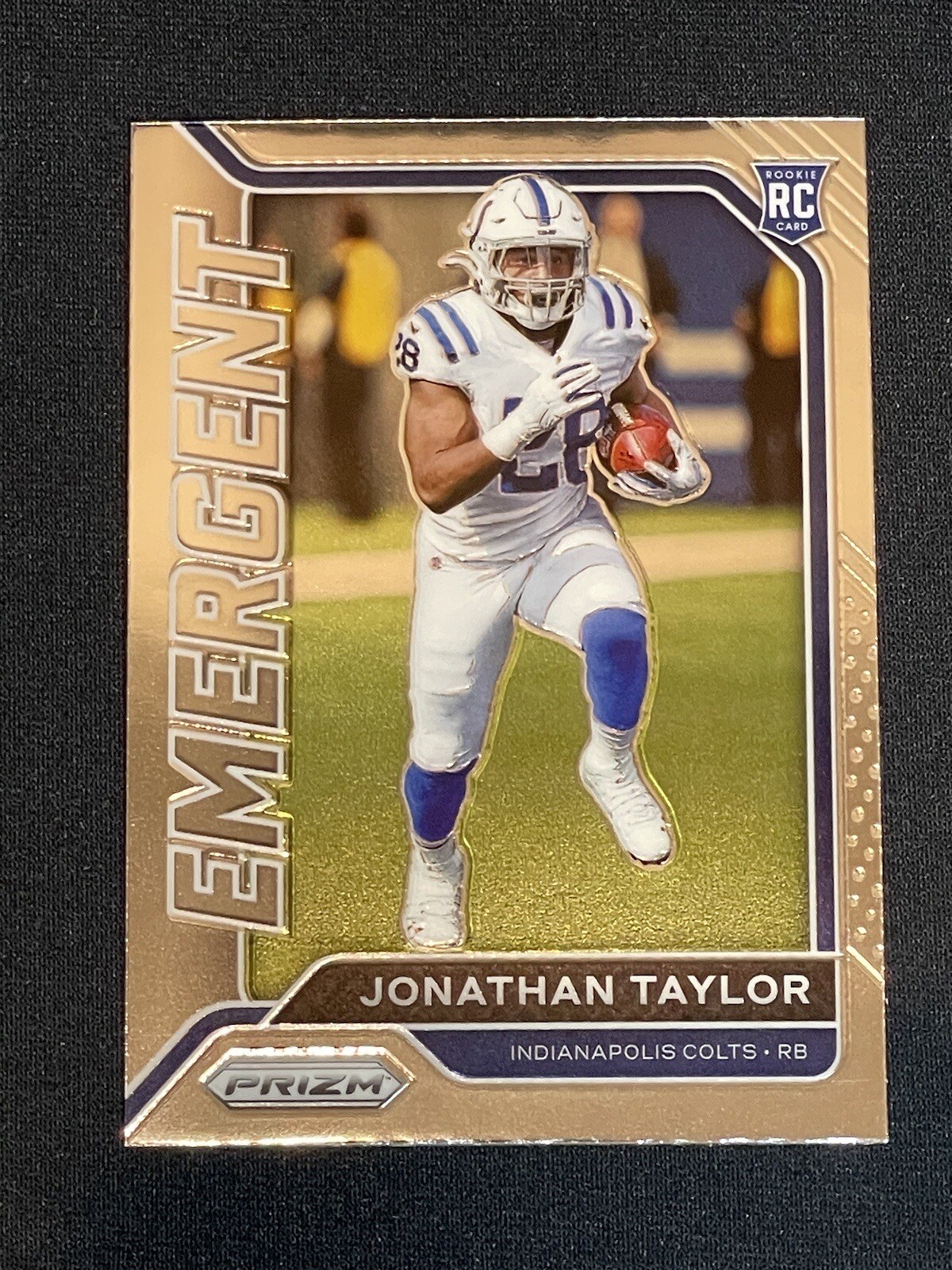2020 NFL PRIZM EMERGENT Jonathan Taylor RC Rookie RB Indianapolis Colts 4
