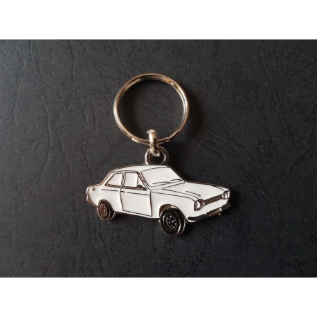 Porte-clés vintage Ford en plastique concessionnaire automobile danois