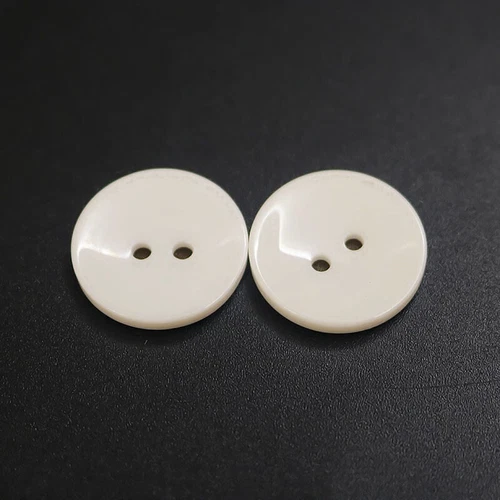 10PCS Bottoni da Cucire Lucidi 2 Fori Tondo Massiccio Materiale Bottoni per Abito Cappotto Fai da Te - Foto 9 di 40