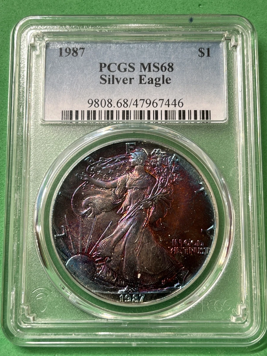 Grade MS 68 1 oz Precious Metal Content per Unit 1987 Silver