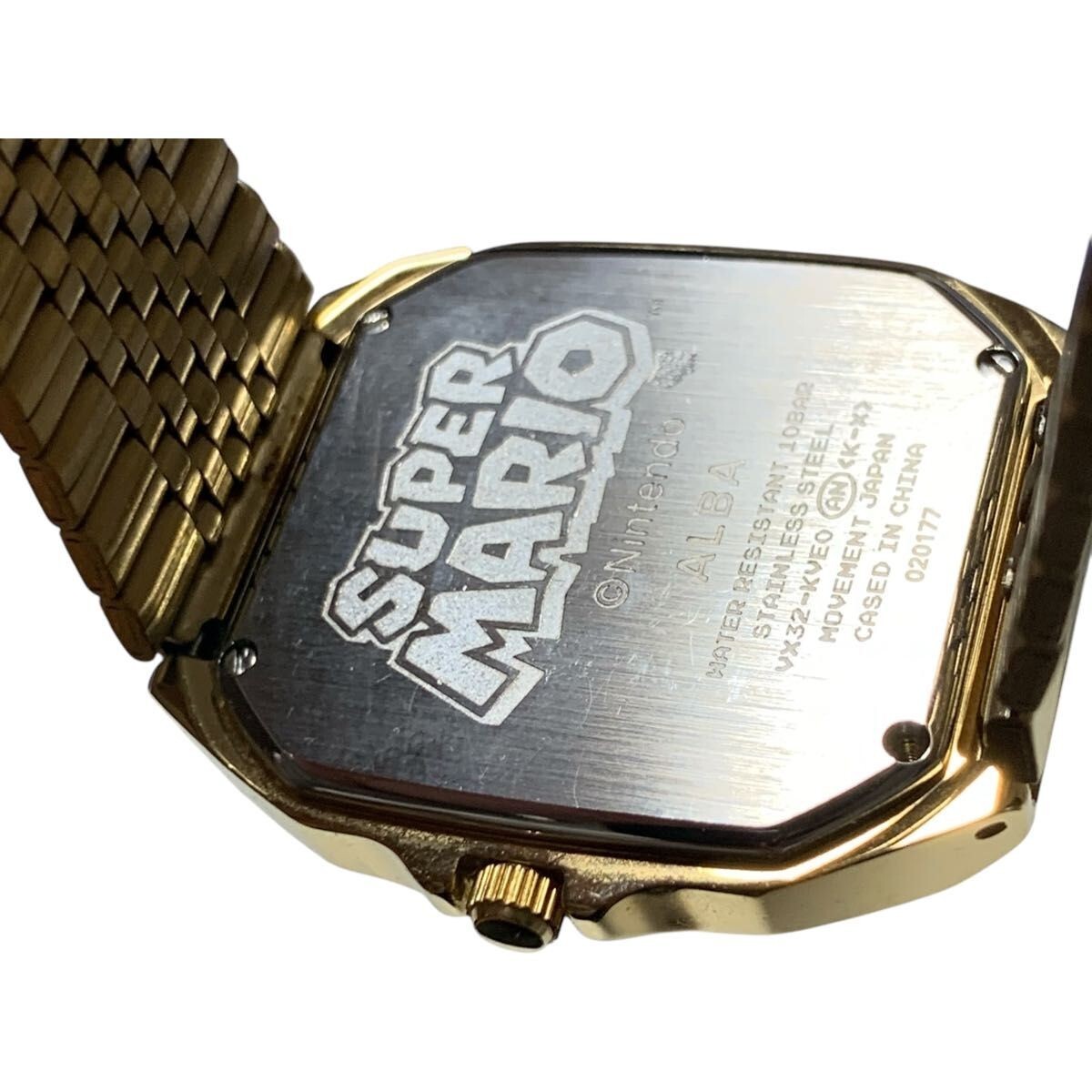 Seiko Alba ACCK711 Super Mario Brothers Collaboration Gold Seiko Alba ACCK711 Super Mario Brothers Collaboration Gold
