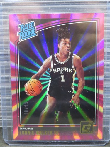 2018 Panini Donruss Basketball Holo Pink Laser Lonnie Walker IV #174