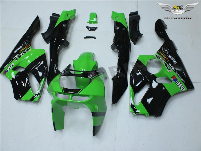 MS Green Black Fairing Kit Fit for Kawasaki Ninja 1994-1997