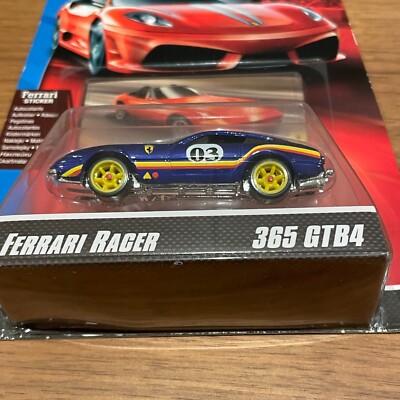 Hot Wheels Ferrari Racer 365 GTB4 Blue #03 New old stock Unopened