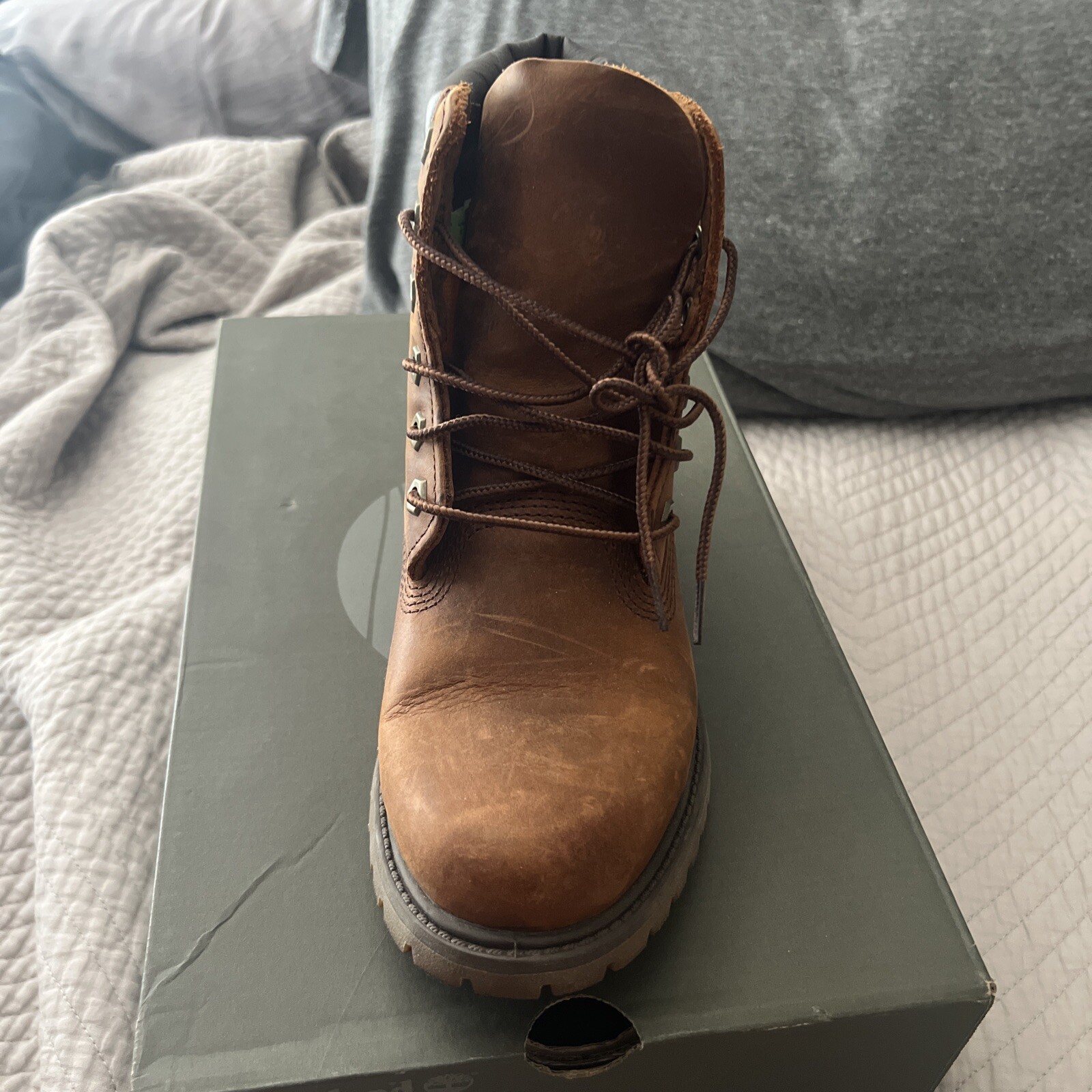 timberland waterville 6 in waterproof boot brown full grain Womens image 5