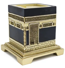 Modefa Islamic Table Decor | Muslim Gift | Kaba Replica S1650 | Medium - Gold