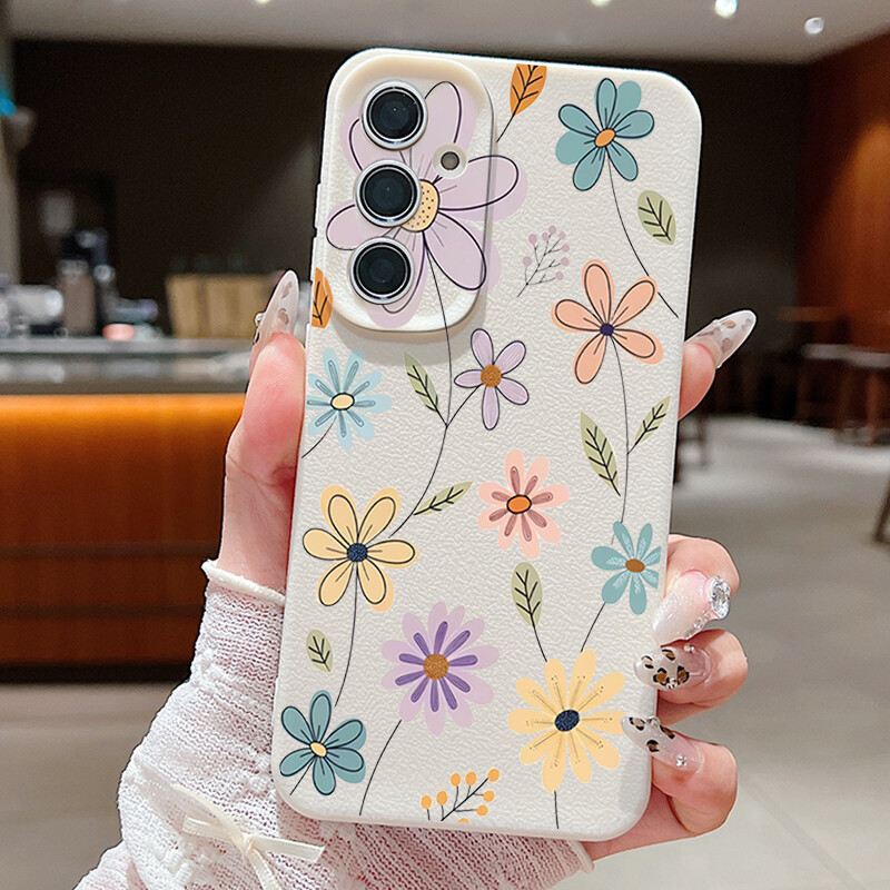 Shockproof Soft Flower Phone Case for Samsung A16 A56 A36 A55 A15 A25 A54