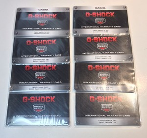 g shock warranty card