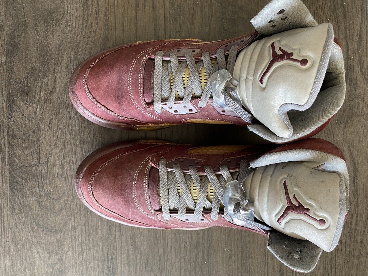 Size 12 - Jordan 5 Retro LS Burgundy 2006 | eBay