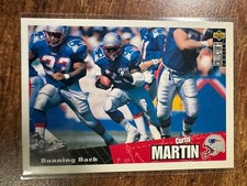 1996 Upper Deck Collector's Choice #275 Curtis Martin New England Patriots HOF