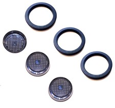 kit 3 DOCCETTA  A RETE + 3 GUARNIZIONI SOTTOCOPPA macchine caffè professionali