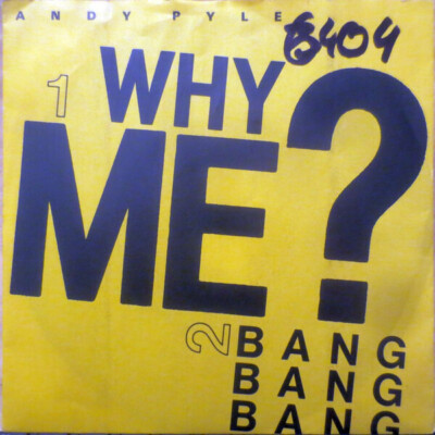 Andy Pyle Why Me? Vinyl Single 7inch NEAR MINT Synton Records