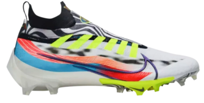 NEW NIKE Vapor Edge Pro 360 Multi Zebra Stripes Mens Size 14 Football Cleats Nike Vapor Edge Elite 360  main image 3