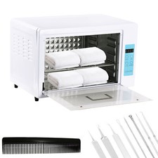 24L Hot Towel Warmer Cabinet UV Sterilizer Beauty Salon Spa Facial Skin Care