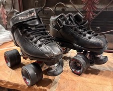 Riedell R3 Size 5 Speed Quad Roller Skates Radar Cayman 62 Wheels