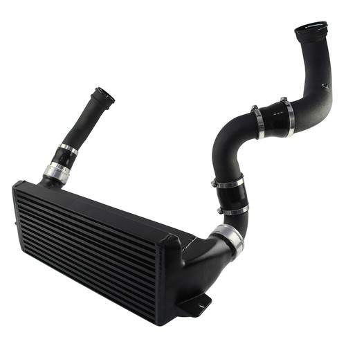 Intercooler W/Super Charge Pipe Kit For BMW N55 E8X E9X E82 E88 E90 135i Black - Picture 3 of 11