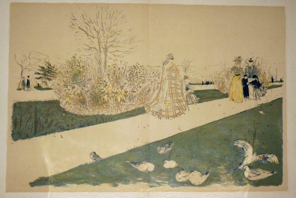 LE JARDIN DES TUILERIES” BY EDOUARD VUILLARD – 1948 COLOR