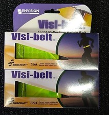 2 Skilcraft Visi-belt Reflective Safety Belt Green Lot