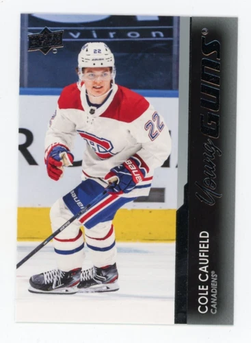 2021-22 Upper Deck Series 1 Cole Caufield Young Guns RC Montreal Canadiens #201