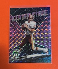 2021 Mosaic Joe Theismann CENTER STAGE Purple PRIZM  /49 Washington