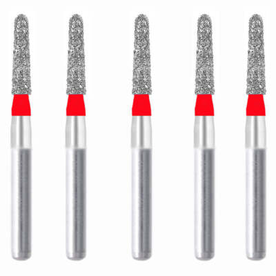 Torpedo, Conical 1.8 mm Dia Fine Grit Diamond Bur 5/Pack [1785-294.18F3]