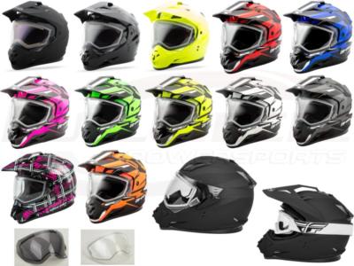 GMAX GM-11S Snowmobile Helmet Dual Pane Anti-Fog Shield Optional Electric  Shield - Main Image