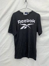 Image of Reebok Vector Logo T-shirt Black - Medium NWT