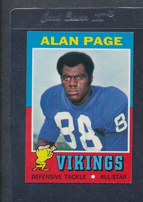 Alan ページ 1971 Topps #071 Alan Page Vikings EX/MT *2723 | eBay