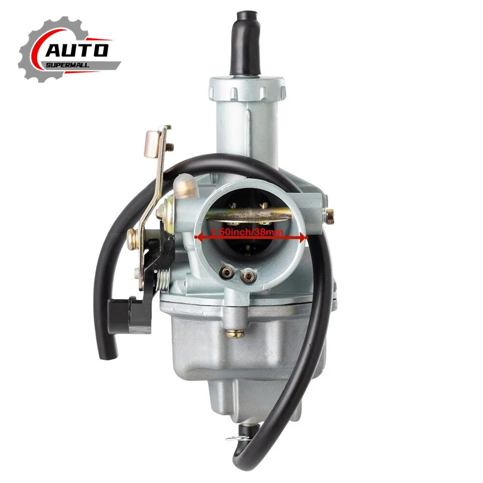 Carburetor & Throttle Cable For Honda NX125 Twinstar 200 CL200T CM185T Foto 3 de 4