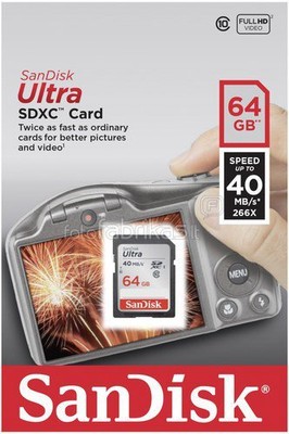 Карта памяти sdxc 64gb sandisk uhs-i class10 (sdsdun-064g-g46) (619659123918)