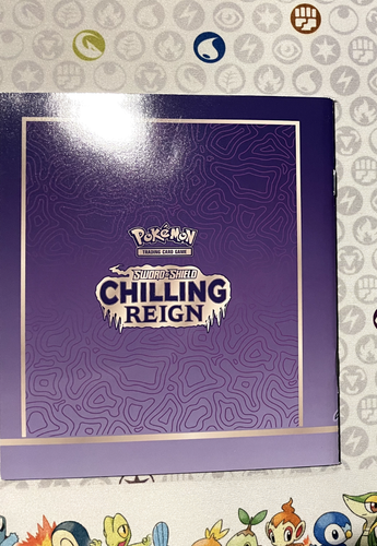 Pokemon TCG Sword & Shield Chilling Reign ETB Player's Guide Booklet! Box Fresh - Picture 2 of 2