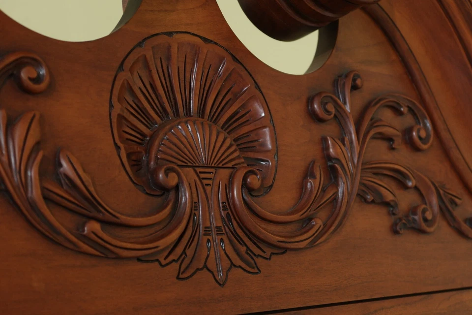 32234EC: HENKEL HARRIS вишневый угловой фарфоровый шкаф Welford - Изображение 4 из 4