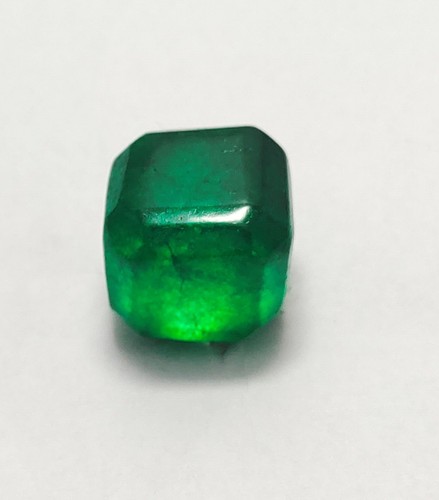 Natural Green Beryl (Trapiche) Cube Cut Shape Loose Gemstone T88-3 - Picture 4 of 10