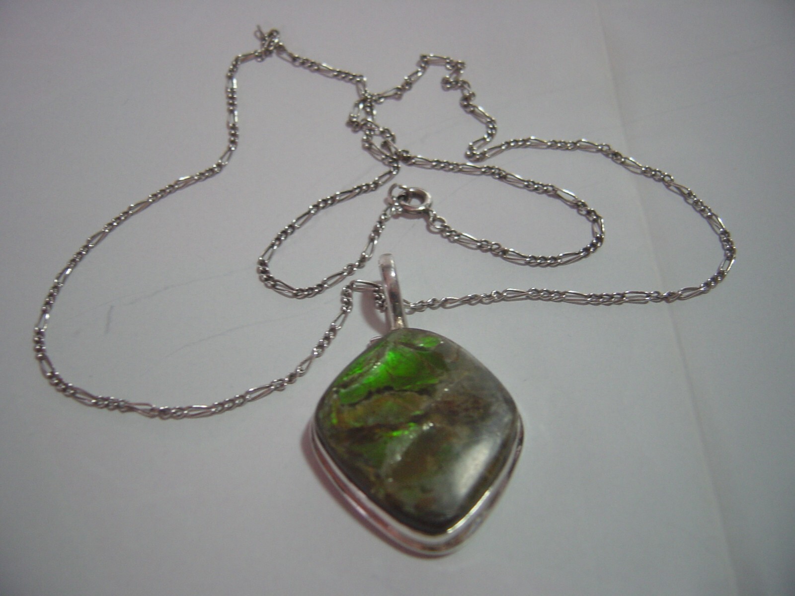 Beautiful Solid Silver 22" figaro Chain & incredi… - image 12